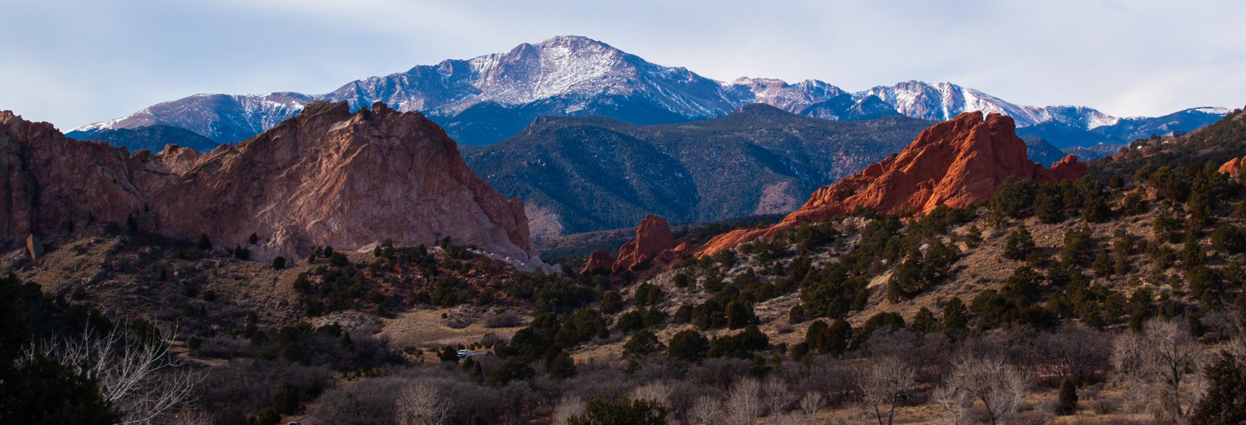 Pikes Peak Mountain and Garden of the Gods Colorado Springs